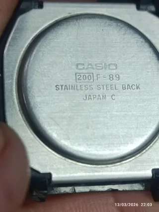 Reloj Casio Chronograph Negro