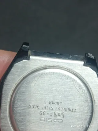 Reloj Casio Chronograph Negro