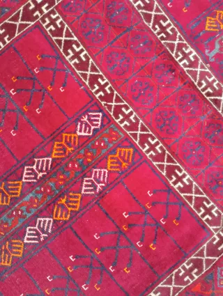 Tappeto orientale Ersari Boukhara old