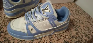 Zapatillas Louis Vuitton Azul y Blanco
