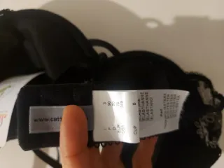 Completo intimo Cattadori pizzo nero taglia 3