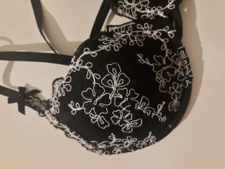 Completo intimo Cattadori pizzo nero taglia 3