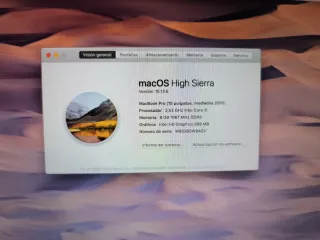 Portátil Apple MacBook Pro Gris Espacial