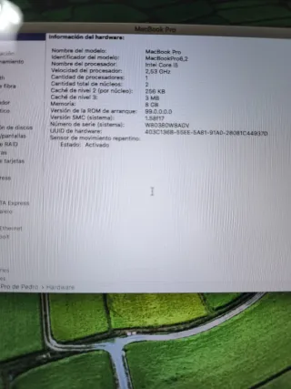 Portátil Apple MacBook Pro Gris Espacial