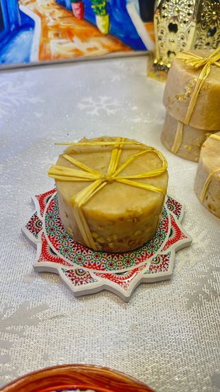 Jabón artesanal con argán y avena
