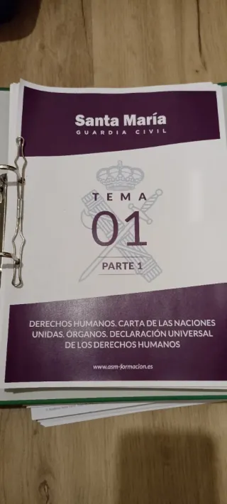 Temario guardia civil 2022