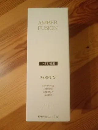 Perfume " AMBER FUSION INTENSE " 80 ML ZARA.