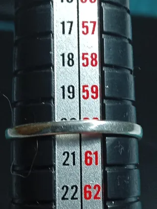 Anillo Plata Ley Piedra onix verde