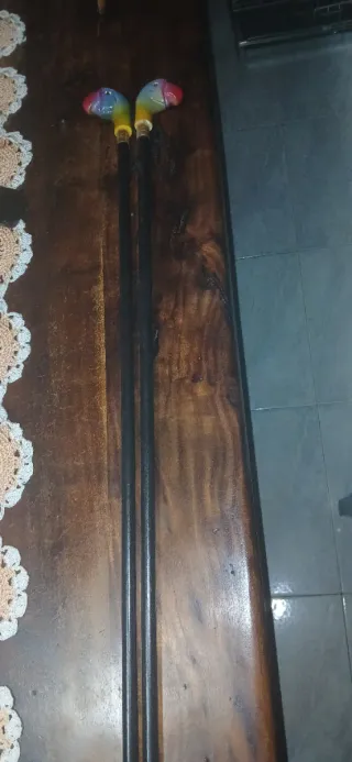 Bastoni da passeggio decorativi testa pappagallo