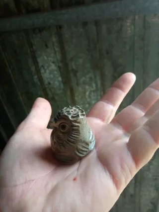 Figura Búho Cerámica Estilo Rincón