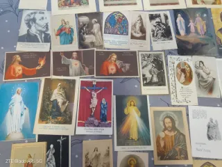 Lotto di santini vintage da collezione