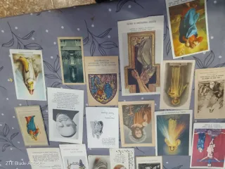 Lotto di santini vintage da collezione