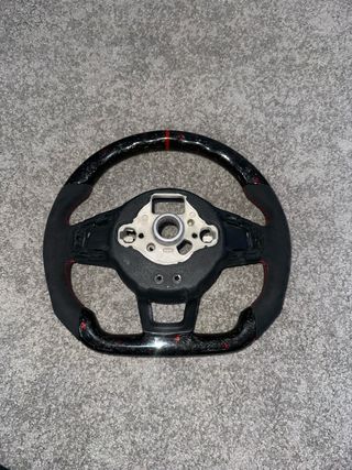 Volante Carbono Forjado y Alcantara Golf