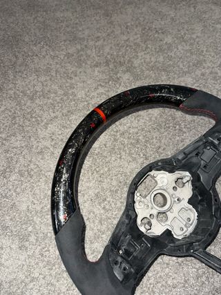 Volante Carbono Forjado y Alcantara Golf