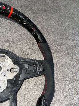 Volante Carbono Forjado y Alcantara Golf