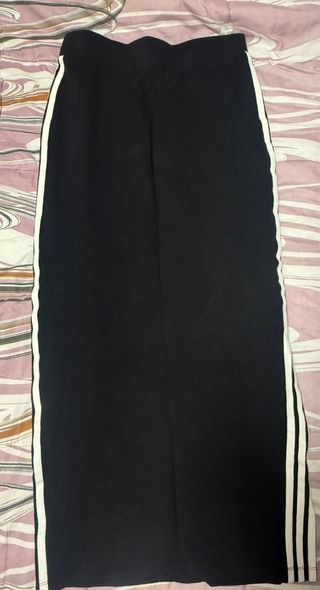 Falda Larga Adidas Negra