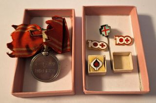 Lote Medallas Cruz Roja Japonesa