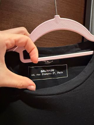 Camiseta Balmain Paris Negra