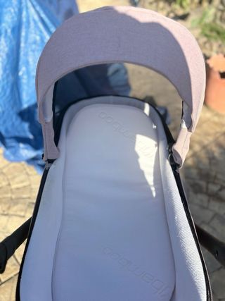 Capazo y chasis de carrito bebé