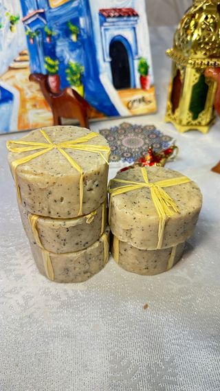 Jabón artesanal de argán y almendras