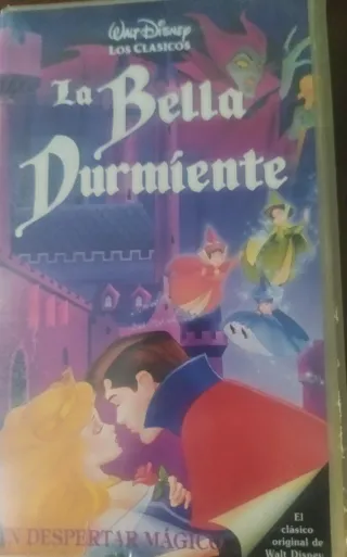 Cinta VHS La Bella Durmiente Disney sello diamante