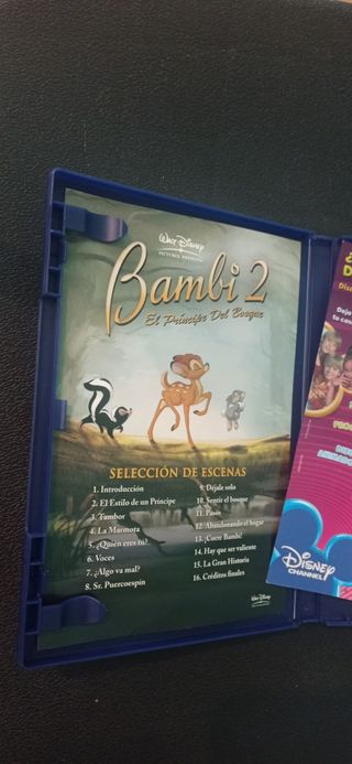 Nuevo DVD Bambi 2 El Príncipe del Bosque Disney