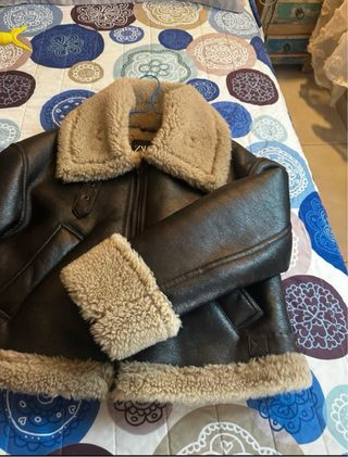 Giacca donna Zara effetto pelle