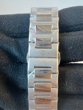 Reloj Hombre Plata y Blanco