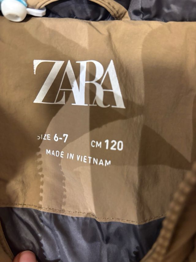 Plumífero Zara Marrón