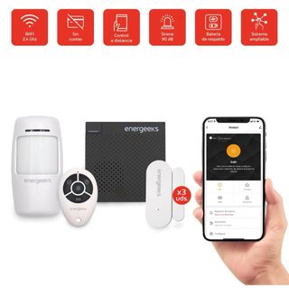 Sistema de Alarma WiFi Energeeks Protect