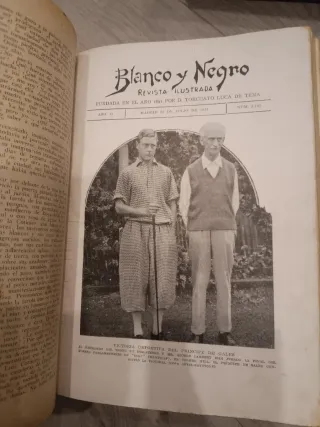 Revistas Blanco y Negro de 1932 y 1933