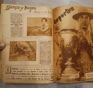Revistas Blanco y Negro de 1932 y 1933