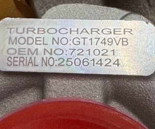 *NUEVO* GT1749VB Turbo 721021 - 150CV MK1 ARL