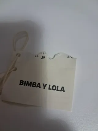 Anillo BIMBA Y LOLA oro multicolor talla 16