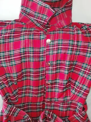 Vestido de cuadros rojo