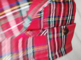 Vestido de cuadros rojo