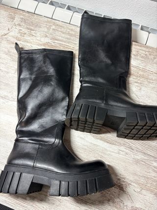Botas Zara Plataforma Negras
