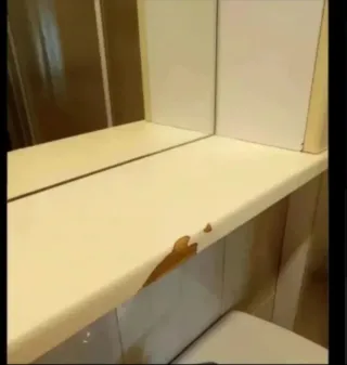 Armario de baño madera y cristal