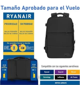 Pacchetto 2 zaini cabina approvati per volare