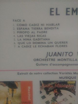 Vinilo El Emigrante - Juanito Valderrama