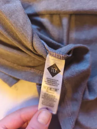 Camiseta TEX manga 3/4 gris