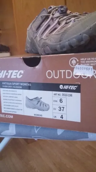 Zapatos Hi-Tec Antigua Sport Mujer Talla 37