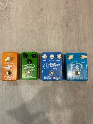 Pack 4 Pedales Harley Benton Guitarra