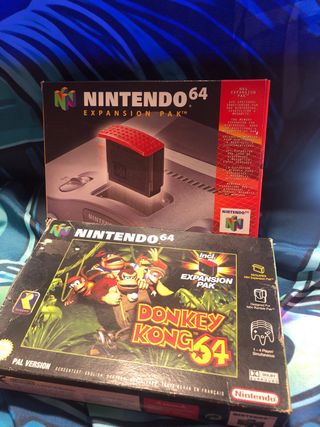 Donkey Kong 64 N64 + Expansion Pak +caja expansión