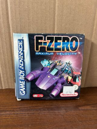 F-Zero Maximum Velocity GBA Nintendo nuovo