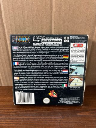 F-Zero Maximum Velocity GBA Nintendo nuovo