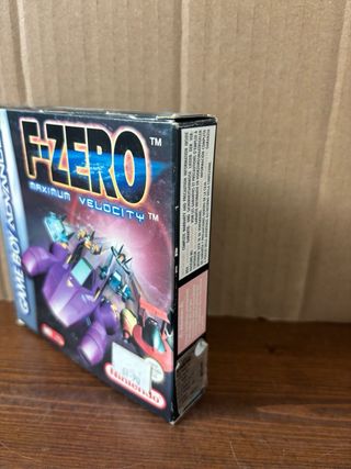 F-Zero Maximum Velocity GBA Nintendo nuovo