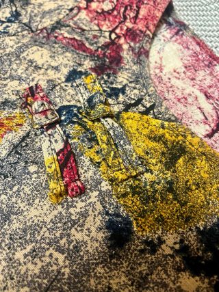 Vestido maxi estampado *vestido largo *bolsillos*M