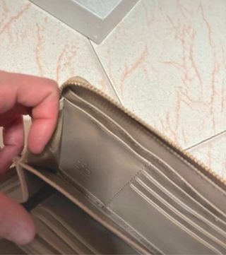 Portafoglio donna con logo RB