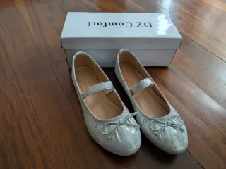 Bailarinas plateadas talla 37
